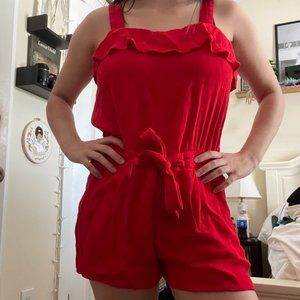 Ella Moss Red Romper (M)